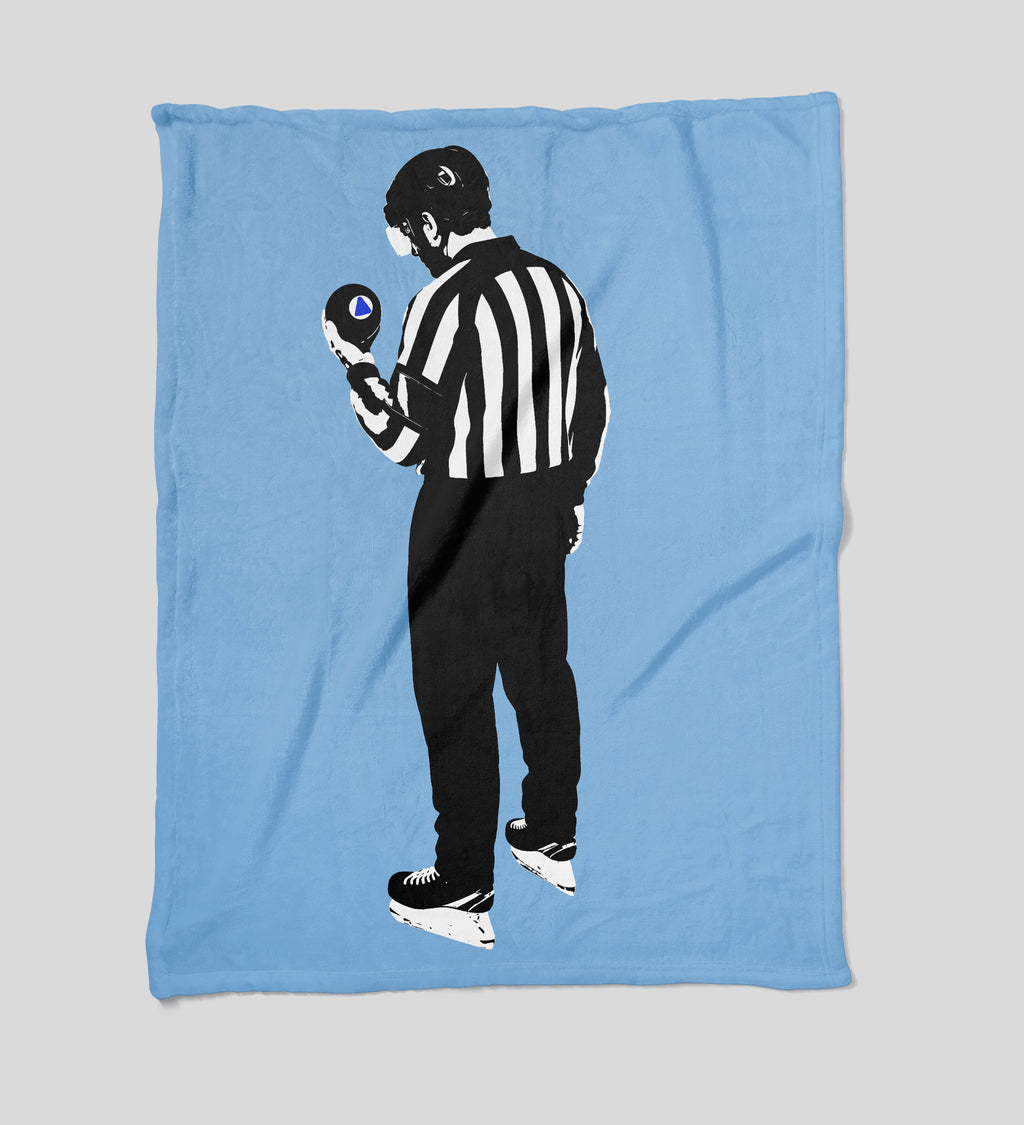 8-Ball Ref | Rink Throw Blanket