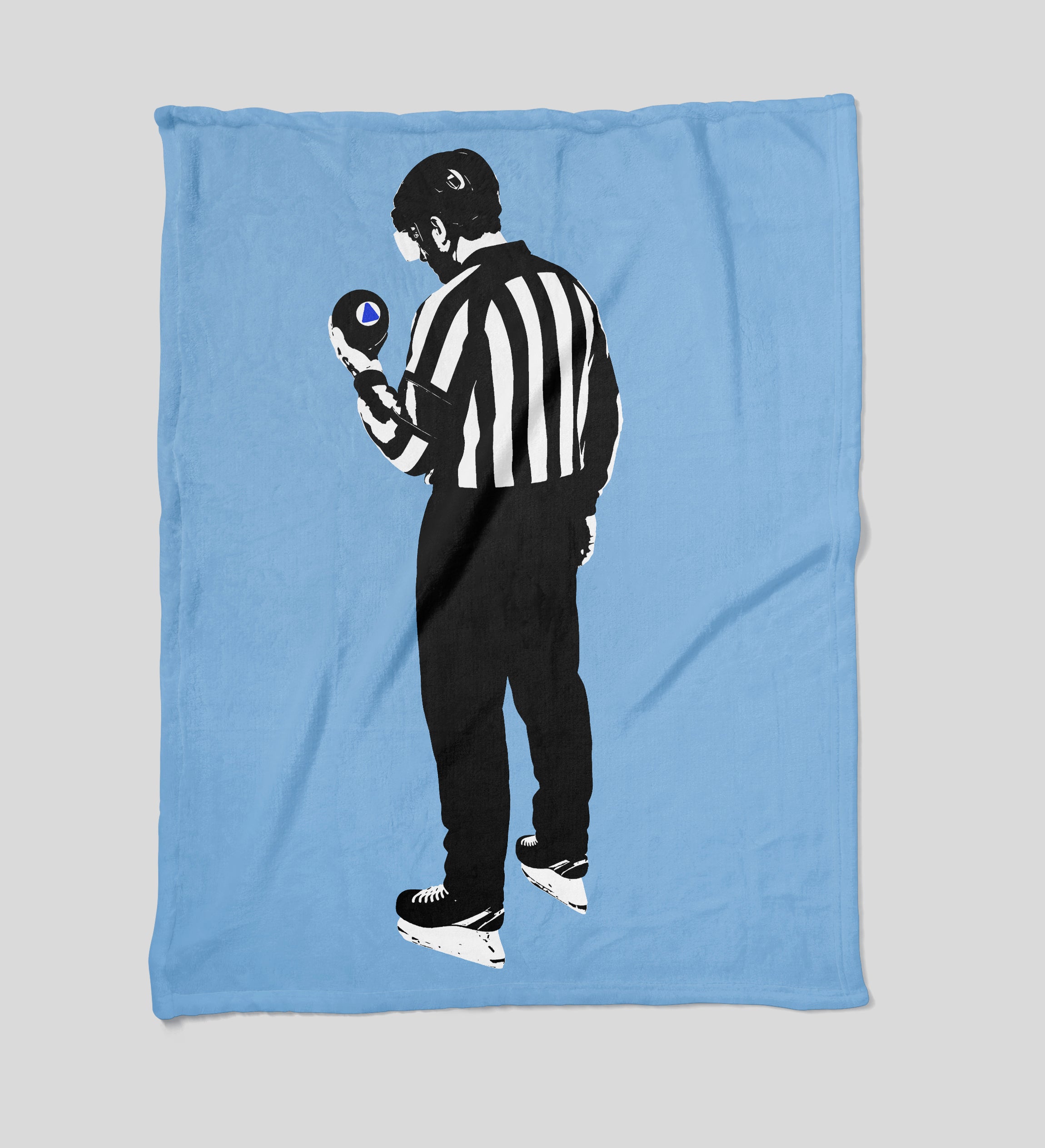 8-Ball Ref | Rink Throw Blanket